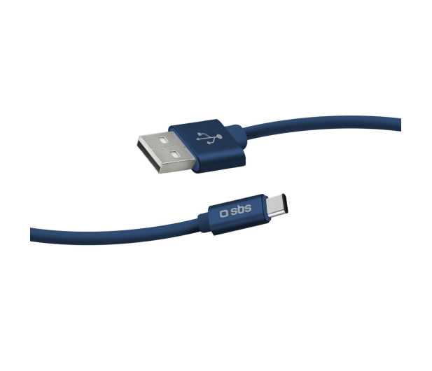 SBS USB - USB-C POLO 1M niebieski - 1443133 - zdjęcie 2